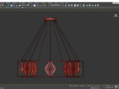 NOAIN chandelier Low-poly 3D model
