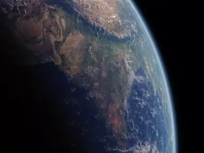 Earth high poly 16k model 3D model