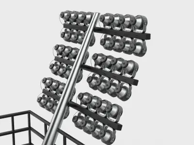 Stadium Light tower 3D model