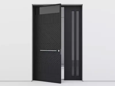 Aluminium door 259 3D model