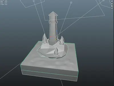 Lighthouse Free low-poly 3D model
