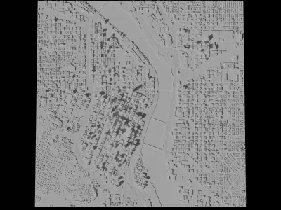 Portland 3D Printing stl file 3D Model of Portland 3D print model