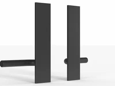 Tumalo Handle - Exterior Door Set 3D model