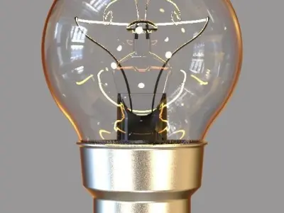 Incandescent Lamp 3D print model
