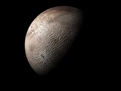 Charon Moon 3D model