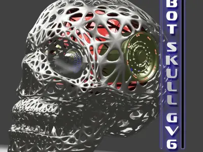 bot skull gv6 3D model