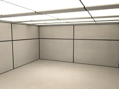 Sci Fi Room 3D model 50