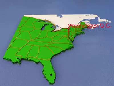 washington dc 3D model