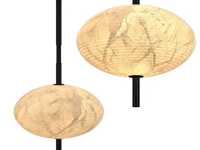 Oval onix pendant 3D model