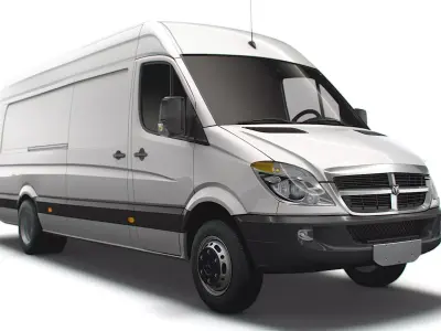 Dodge Sprinter Van L4H3 2009 3D model