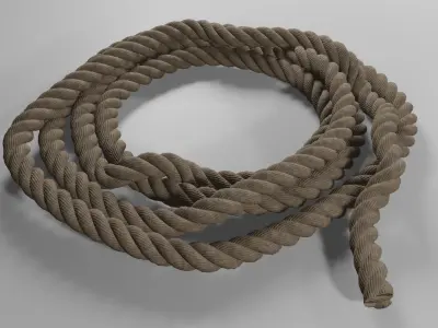 Rope climb 3D model