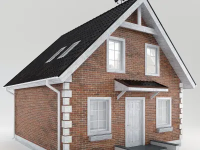 Brick Cottage 3D model