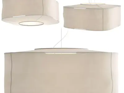 AllSew 36 Square Pendant by Rich Brilliant Willing 3D model