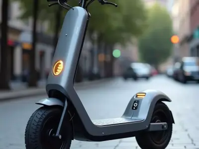 Sleek Urban E Scooter 3D model