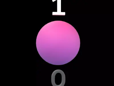 Qubits v1 002 Low-poly 3D model