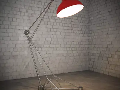 Lamp floor 3D model buy