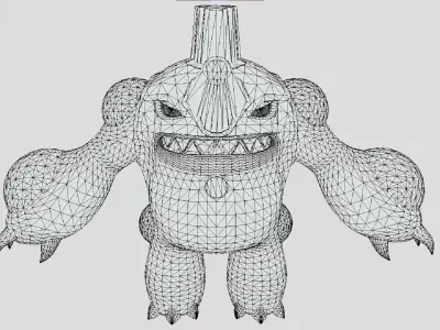 Omni Enhanced Cannonbolt - Ben 10 Alien Experience Low-poly 3D model