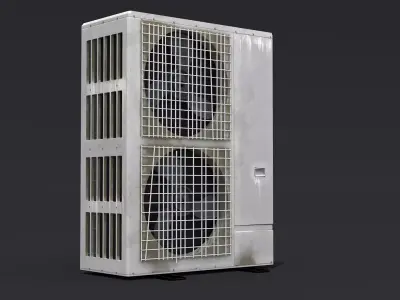 Old Heat Pump 3D model
