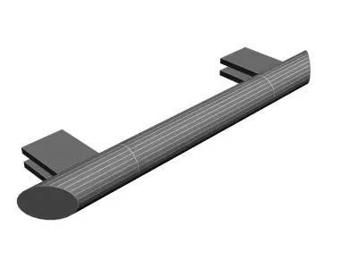 Door Handle 07 3D model
