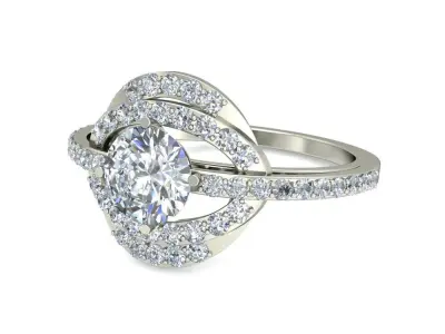 Radiant Diamond Cocktail Band 3D print model