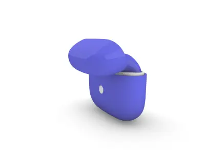 TWS  Light blue Earphone Generation 3 3D print model