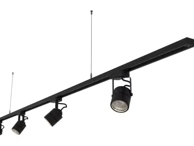 Procedural Track Lighting 3D model