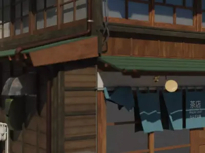 Japanese Cafe 3D model