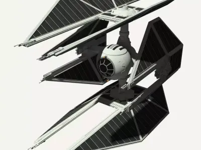 TIE Enforcer 3D model
