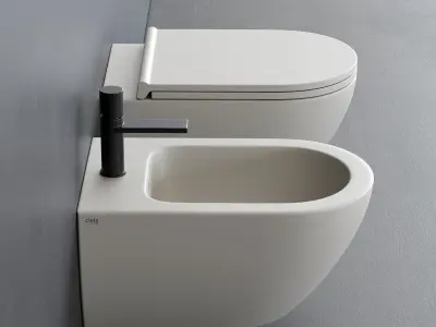 Ceramica Cielo Enjoy Wall-Hung WC Low-poly 3D model