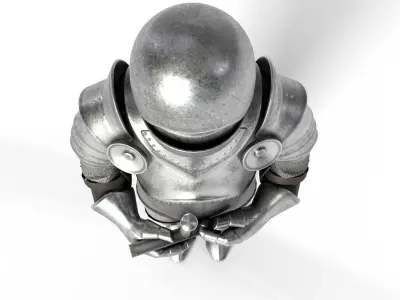 Suit of Armor Low-poly 3D model