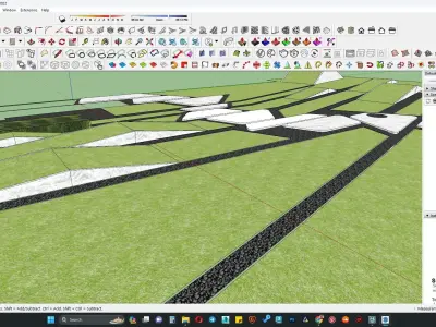 PEDESTRIAN URBAN SITTING 3D model