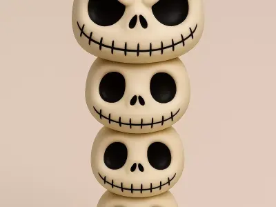 Skulls Candle 3D print model