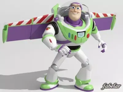 Buzz Lightyear Rigged 3D model