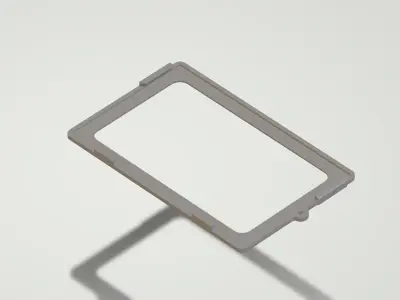 CASSETTE BADGE HOLDER 3D print model