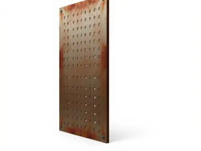 Rusted Metal Panel Model Pack for Environment Design Texture