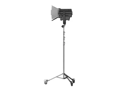 Arri L-Series L5-C with Stands and Bandoor 3D model