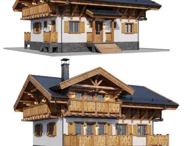 Eco wood v7 3D model