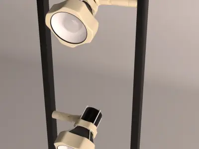 Basic Floor Lamp 3D model
