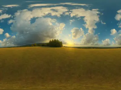 53 HDRI Marvelous Sky Panoramas Low-poly 3D model