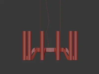Flex Chandelier 3D model