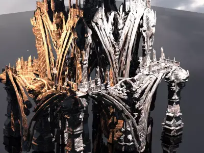 Ancient Hyborian Maze 3 3D model