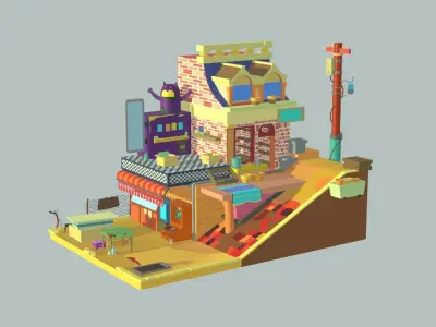 my project on free time Free 3D model