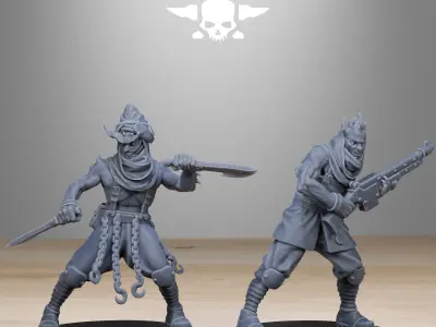 Corrupted Guard Lechers 3D print model