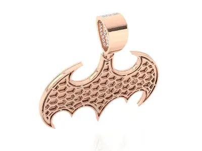 superhero batman pendant 3D print model