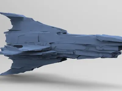 Star Glider Ship 4  3D model