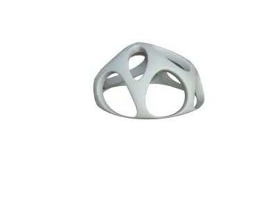 SciFi Cube Object No 49256 Low Poly Shape Low-poly 3D model