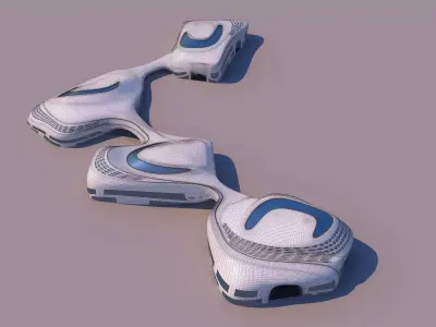 0104 - Organic Building 3D model