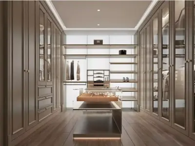 French dressing room 3D model