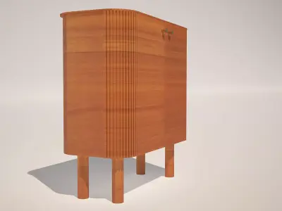 cabinet Low-poly 3D model