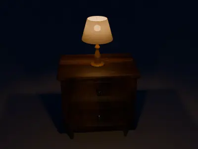 Night Table 3D model
